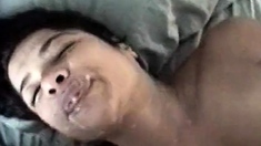 girls spoonfed facial