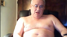 grandpa cum on cam and taste his cum