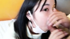 Japanese teen blowjob and hard fuck uncensored