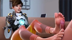 Tracer Footjob [Redmoa]