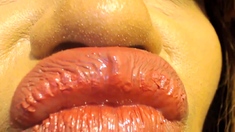 Fetish Clips And Beyond - Oily Lip Sniff