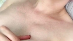 Great Big Boobs On Masturbating Redhead