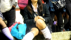 Pretty Japanese Teen Give Love To Public Part 1