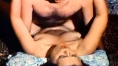 Small tit brunette teen fucks a big cock