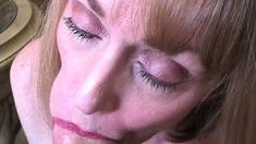 An amateur MILF blowjob followed by hot fucking