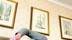 Stacked brunette goes solo toys and masturbation