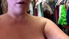Big boobs milf masturbates with her dildo