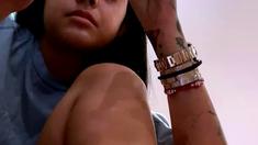 Pale amateur teen brunette Lynn Love