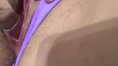 Horny amateur couple close up anal on webcam