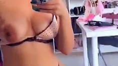 Big boobs milf masturbates with her dildo