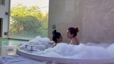 Super sexy redhead and brunette lesbians part4