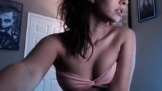 Brunette Solo Webcam Masturbation