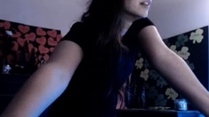 Brunette Solo Webcam Masturbation