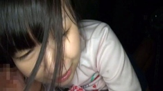 Kinky double japanese blowjob and hardcore fucking session