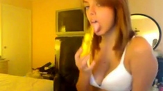 Tiffany Sweet's Amateur Webcam Striptease