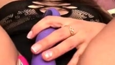 Hottest brunette solo webcam masturbation 2