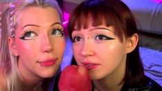 WY Tiny Teen Lesbian Toy and licking Time