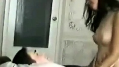 Cheating Asian MILF Caught on Tape with Lover