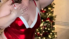 Hot Brunette Big Boobs Toying Pink Pussy