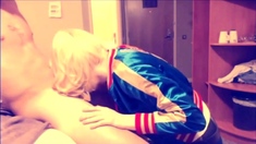 Crossdresser Ss Harley Quinn Sucks Cock And Balls