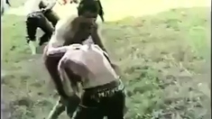 Turkish Wrestlers' Outdoor Muscle Showdown