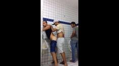 Public Restroom Hookup Caught On Webcam