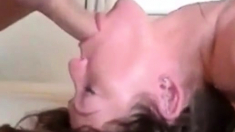 Amateur Slut Deep Throats A Cock. Watch Her Throat!