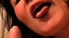 Cum in the mouth