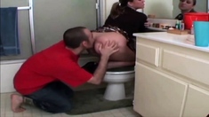 Granny Sucking Cock