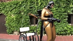 pleasing fetish anal actions with latex and bdsm