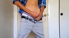 sagging wank Geil abgespritzt
